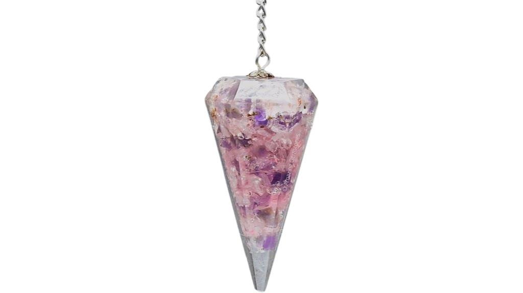 quartz crystal divination pendulums