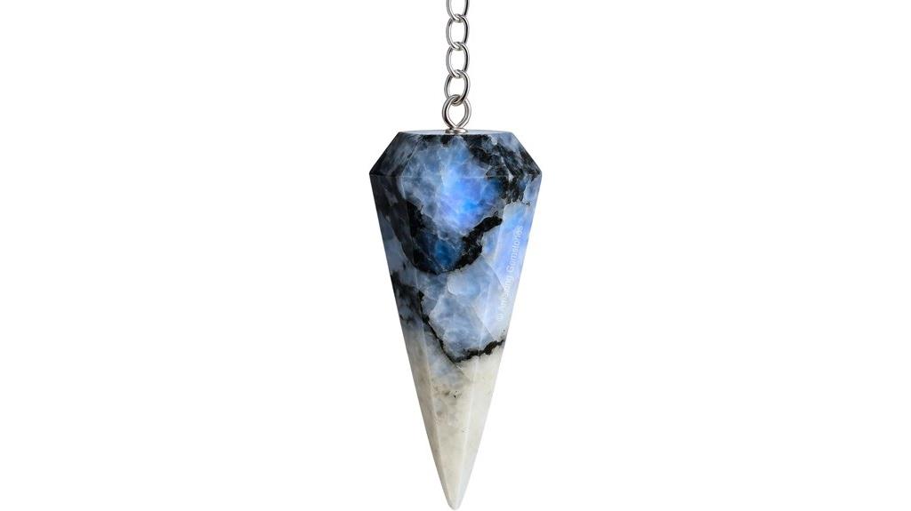 rainbow moonstone pendulum healing