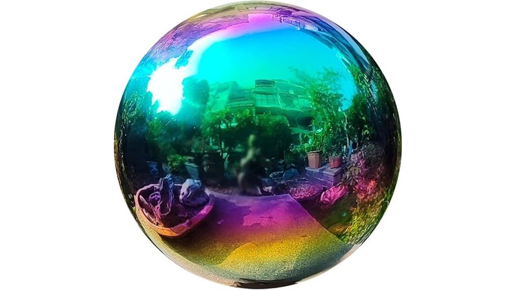 rainbow stainless steel sphere