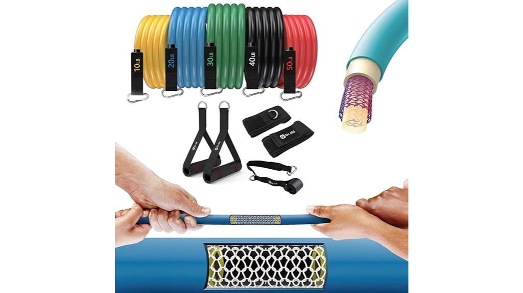 resistance bands with handles