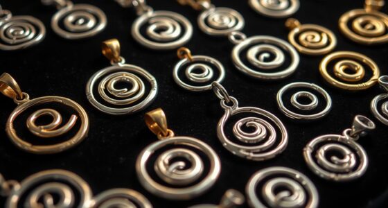 sacred spiral pendants collection