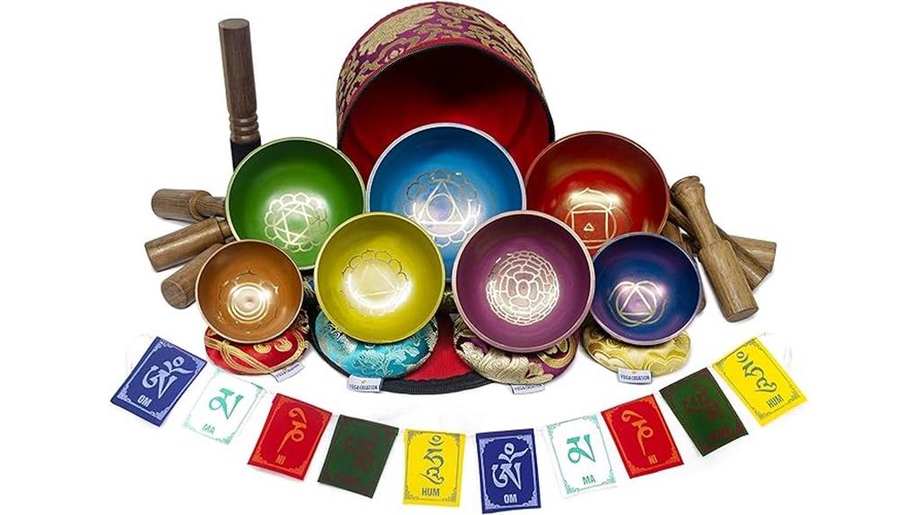 set of 7 tibetan bowls