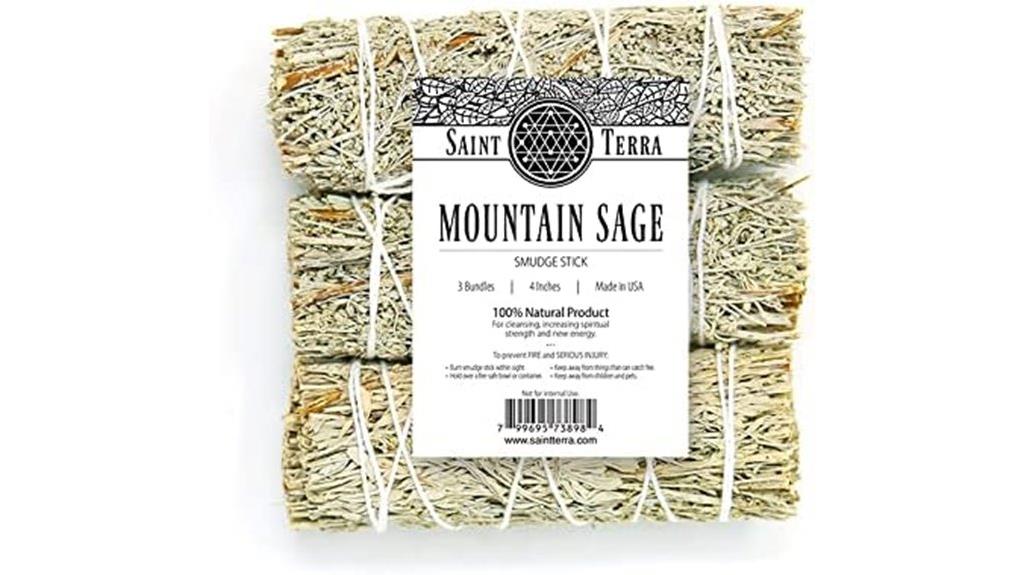 set of three smudge sticks