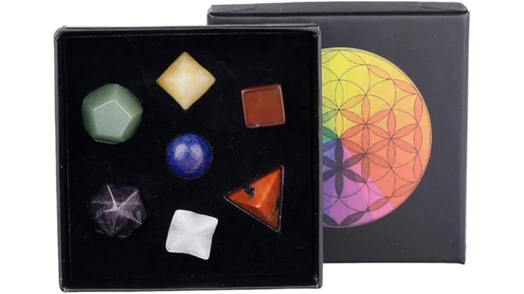 seven chakra crystal set