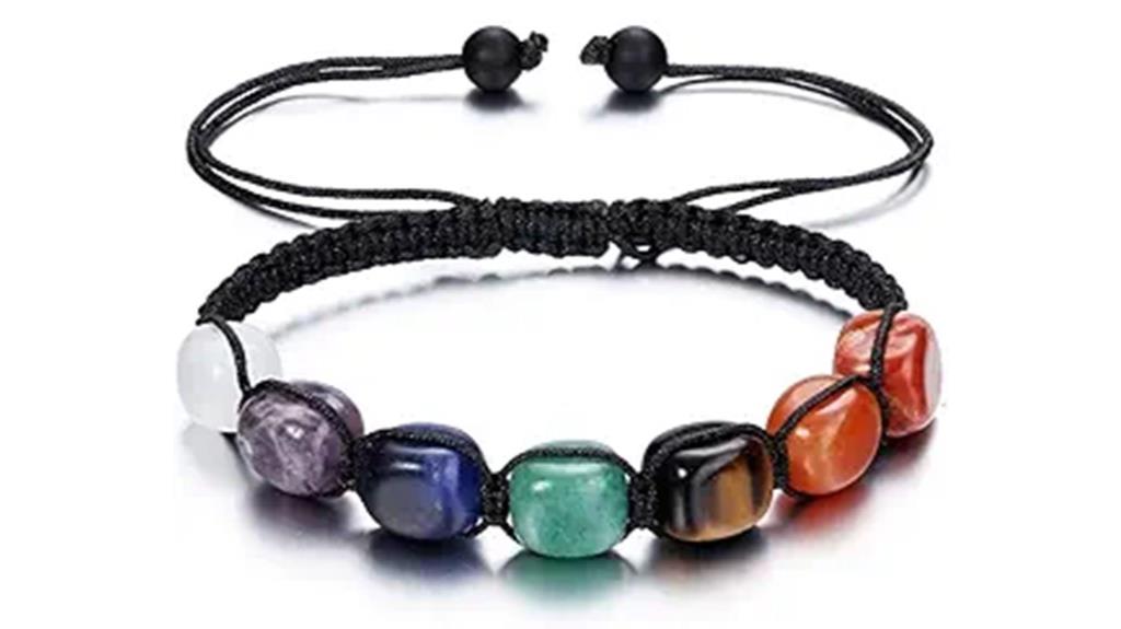 seven chakra reiki bracelet