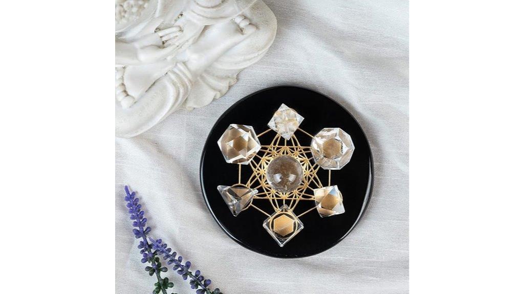seven crystal platonic shapes