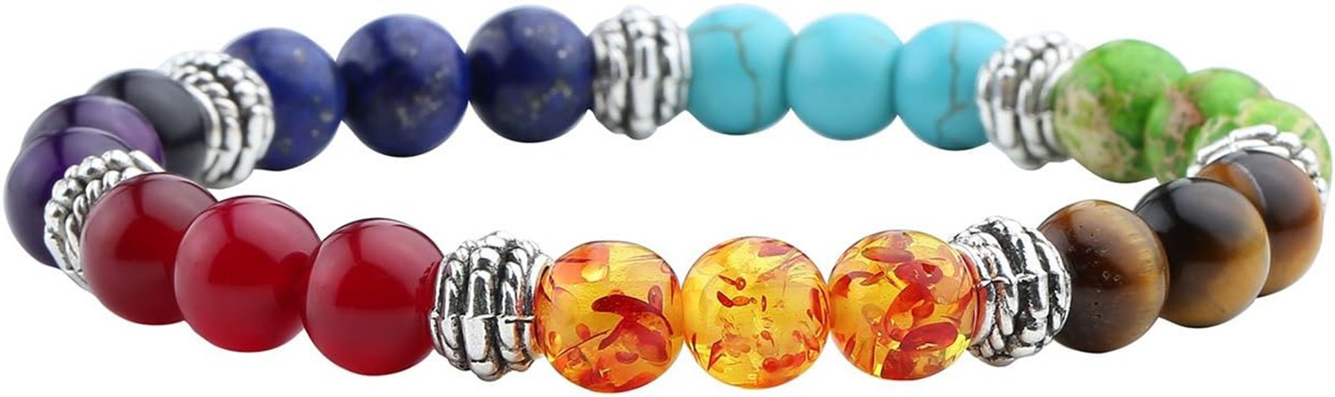 seven gemstone chakra bracelet