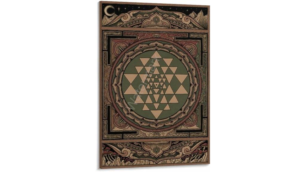 shri sri yantra poster