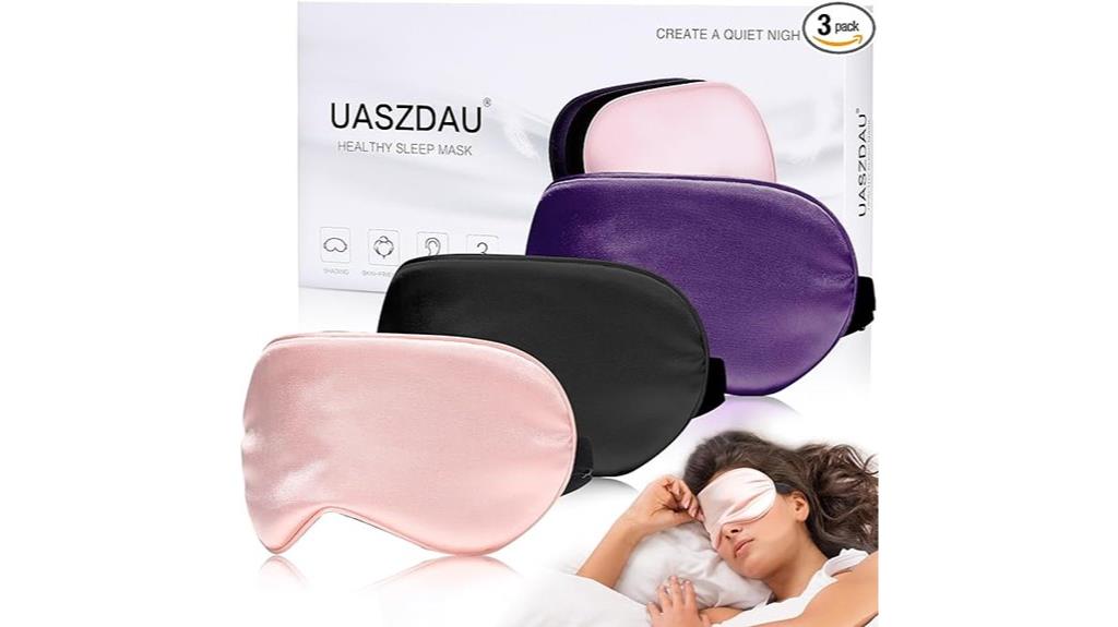 silk sleep mask set