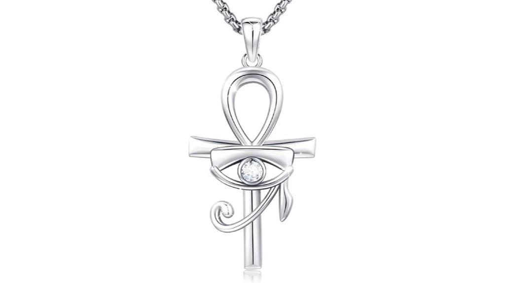silver celtic cross necklace