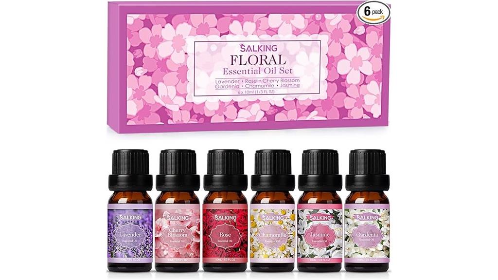 six 10ml essential oil sets