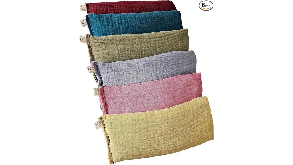 six scented eye pillows
