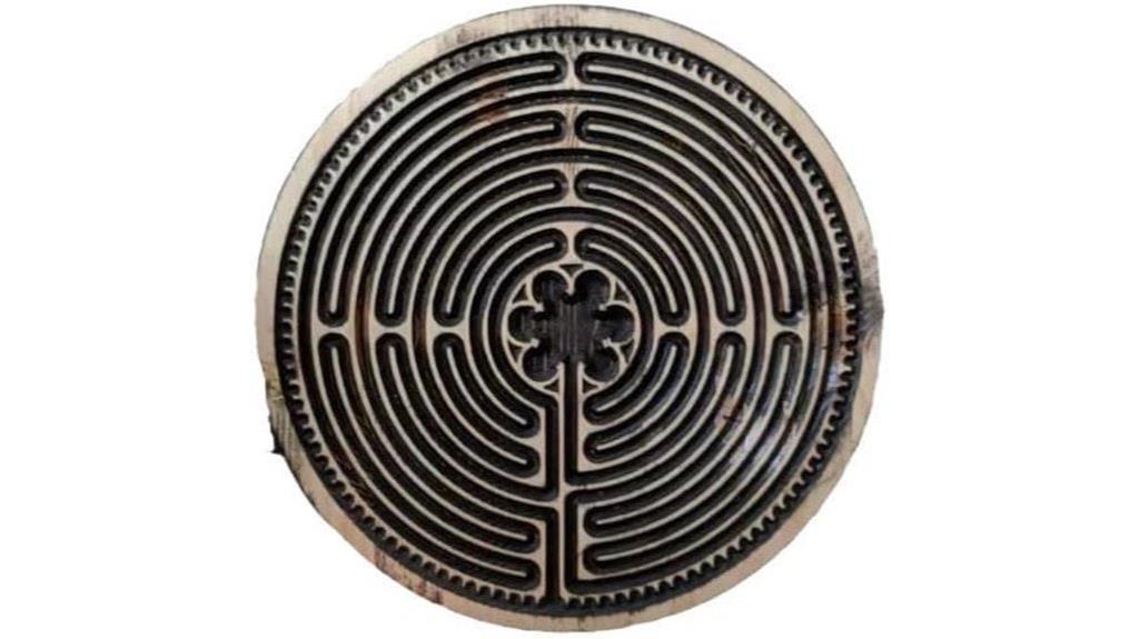 small wooden labyrinth tool