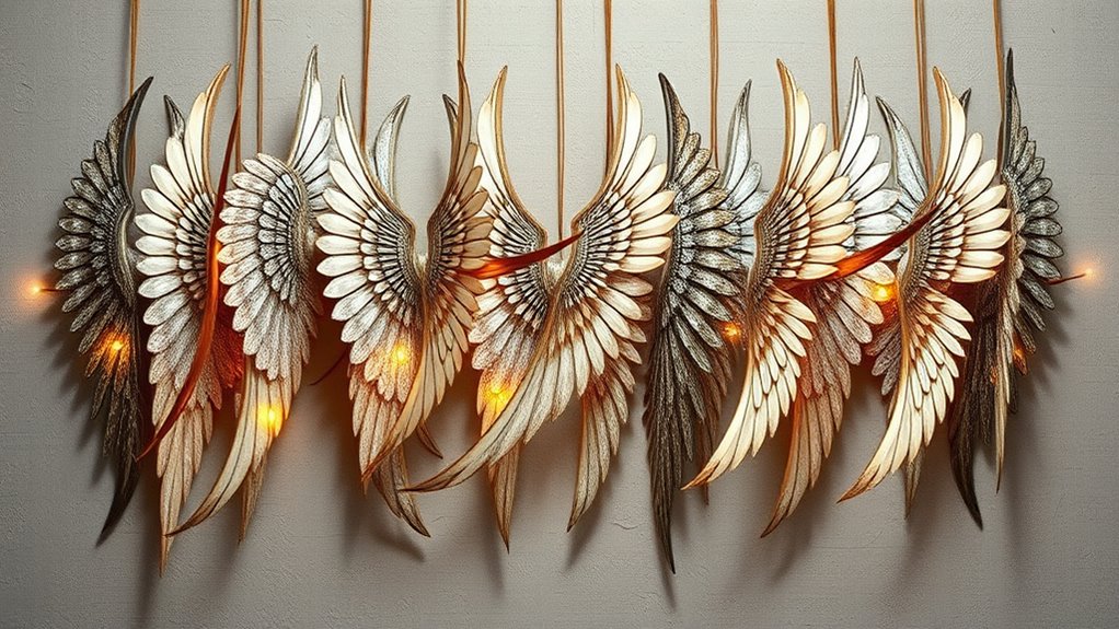 spiritual isis wings decor