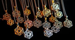 spiritual style metatron pendants