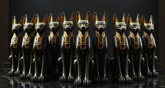 top anubis jackal statues