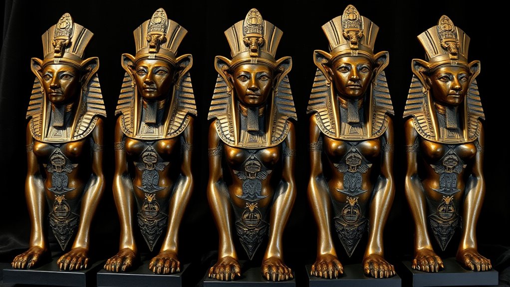 top bronze sekhmet statues