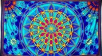 top flower of life tapestries