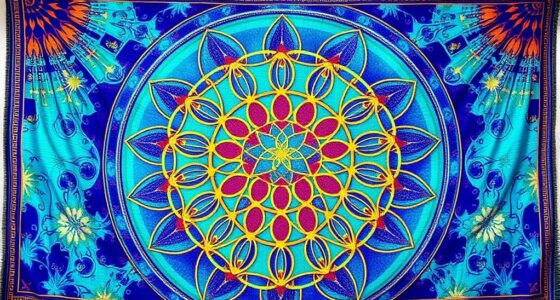 top flower of life tapestries