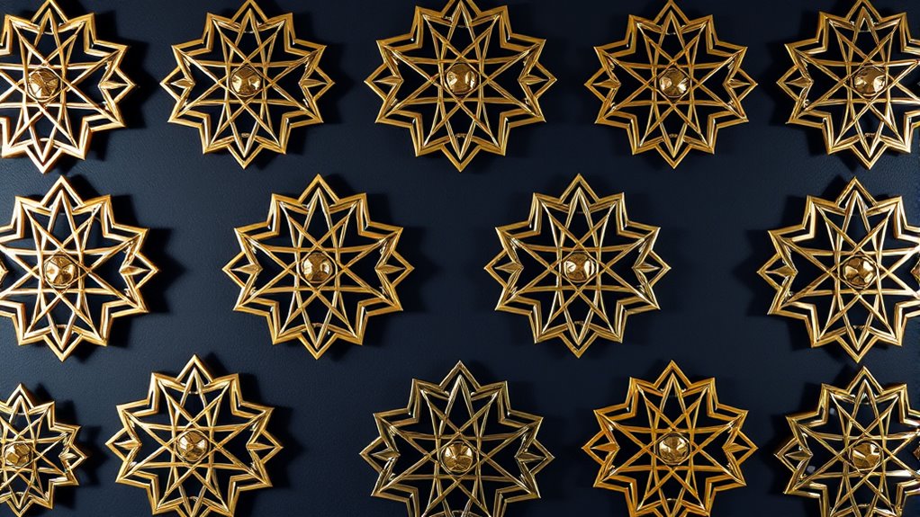 top hexagram wall decor
