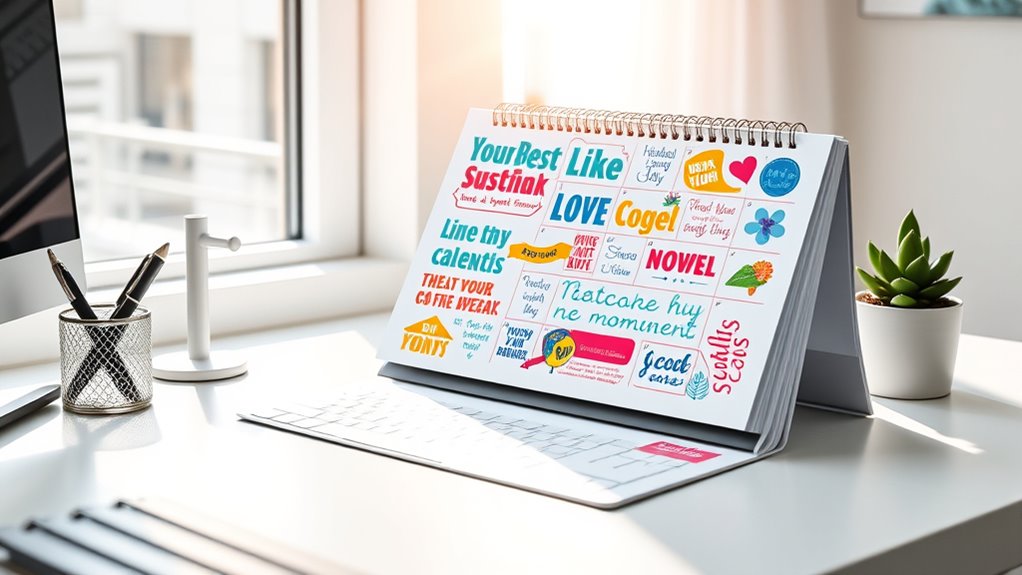 top motivational desk calendars