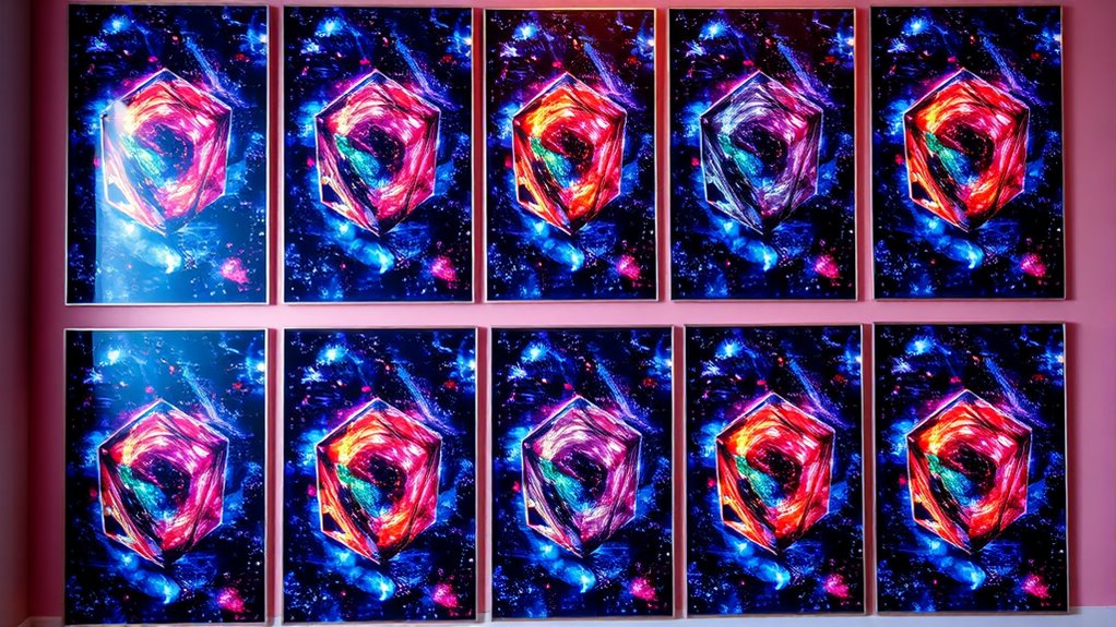 top space cube posters