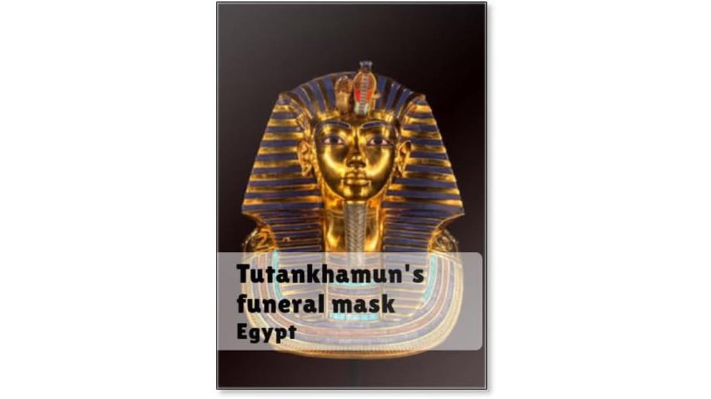 tutankhamun funeral mask magnet