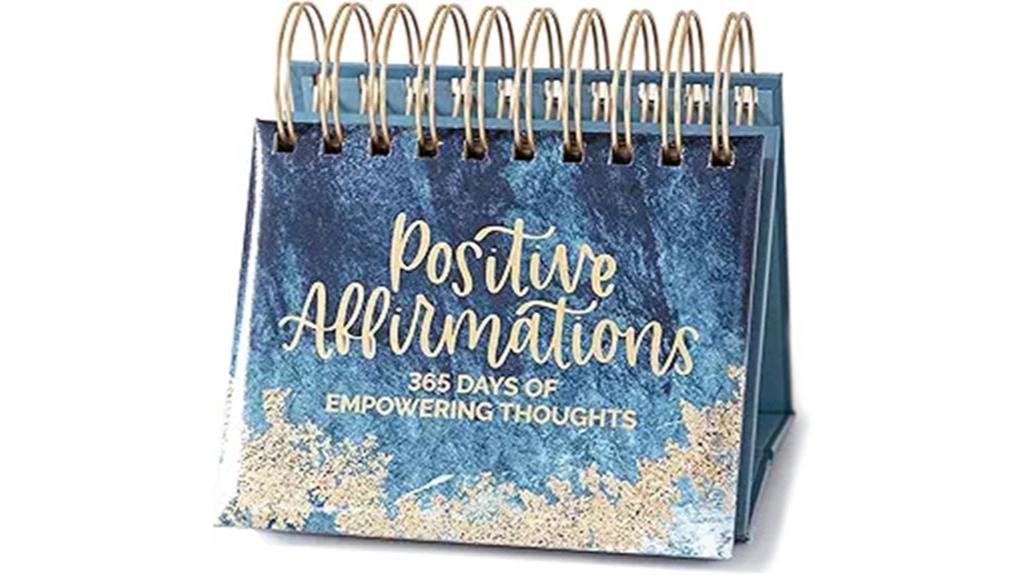 undated desk flip calendar