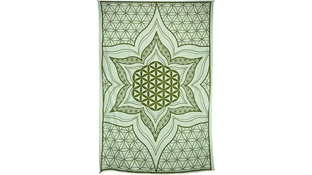vibrant flower of life