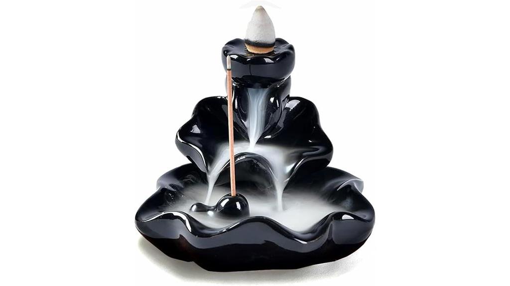 waterfall incense with cones