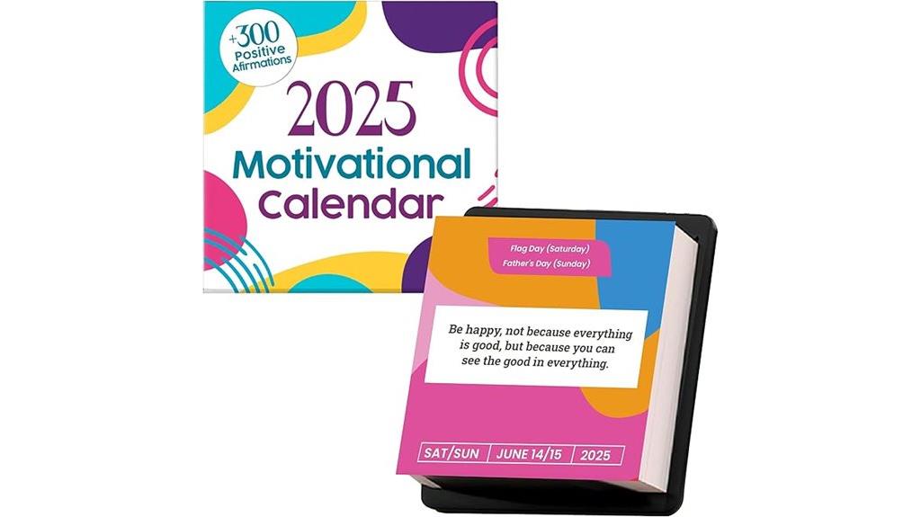 yearly inspirational calendar