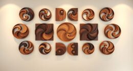 yin yang wood wall art