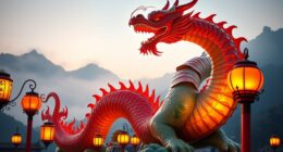 dragons symbolize power and wisdom