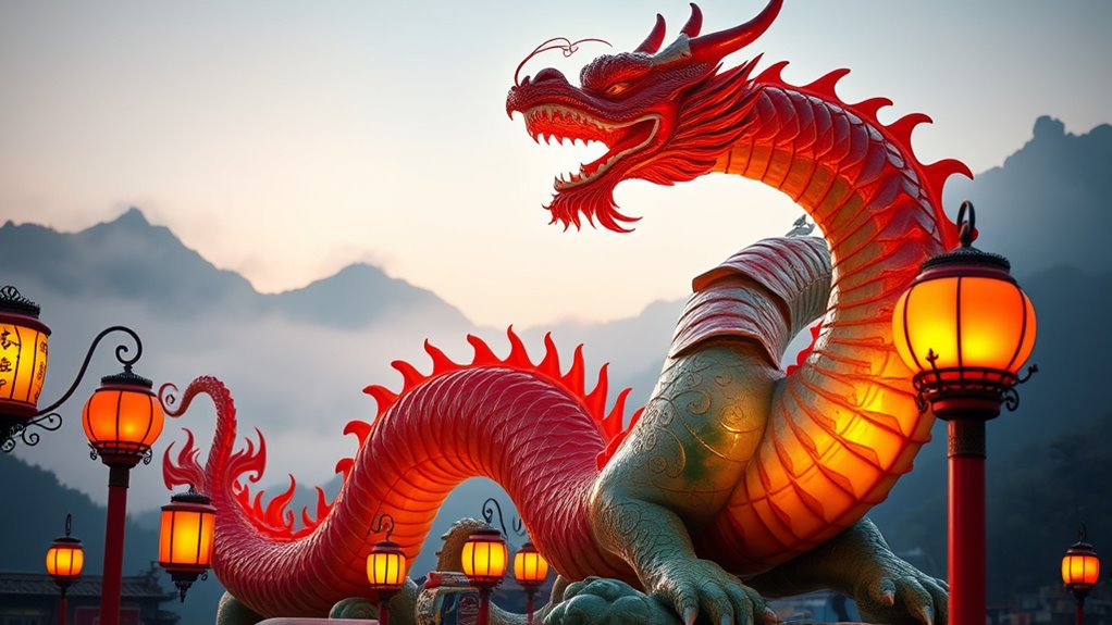 dragons symbolize power and wisdom