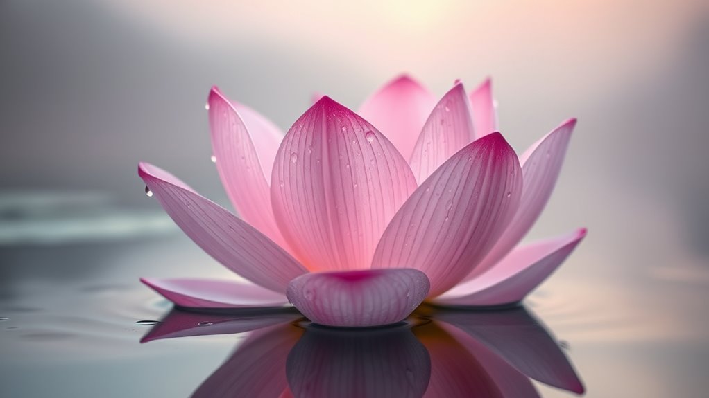 lotus symbolizes spiritual resilience