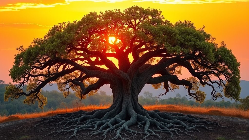 trees symbolize growth and renewal