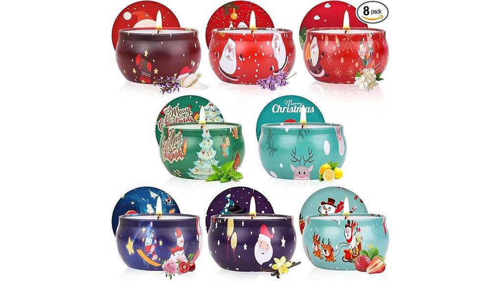 christmas candle gift set