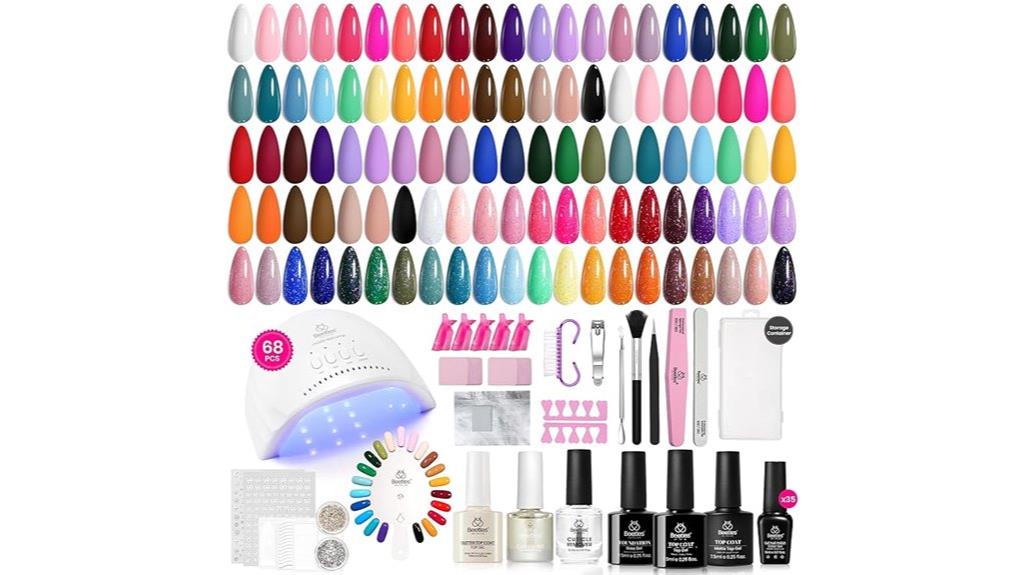 complete 68 piece gel kit
