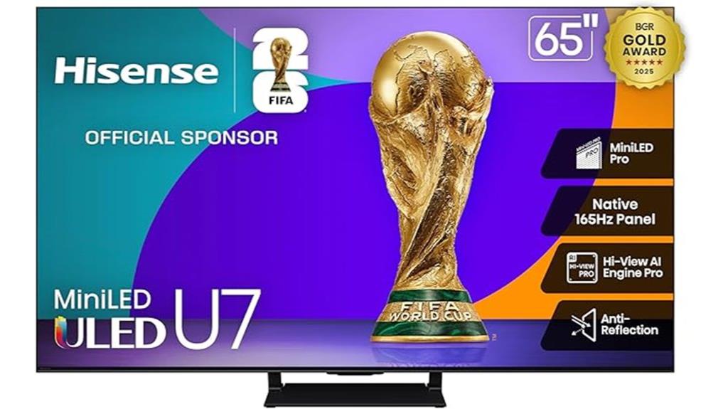 hisense 65 mini led uhd tv