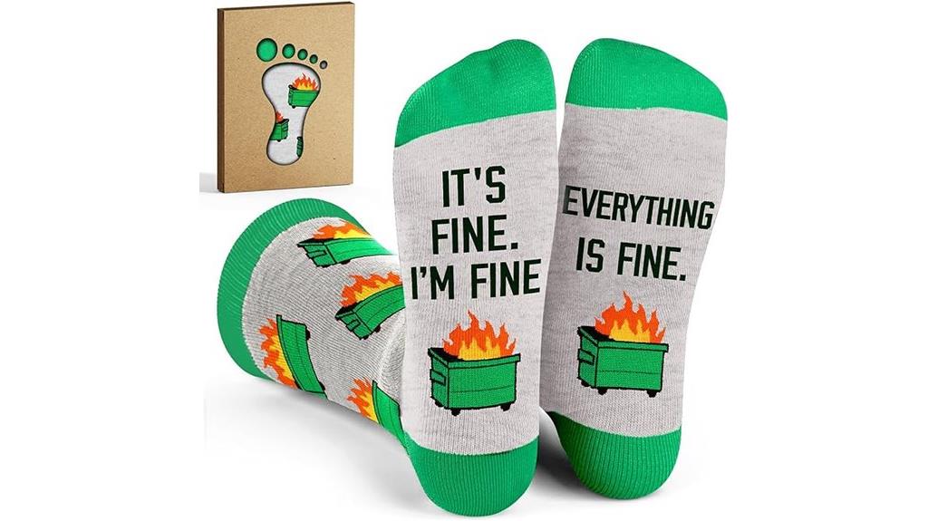 humorous socks for colleagues