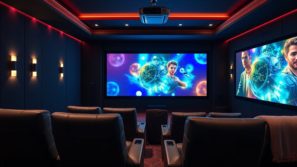 key home theater projection factors