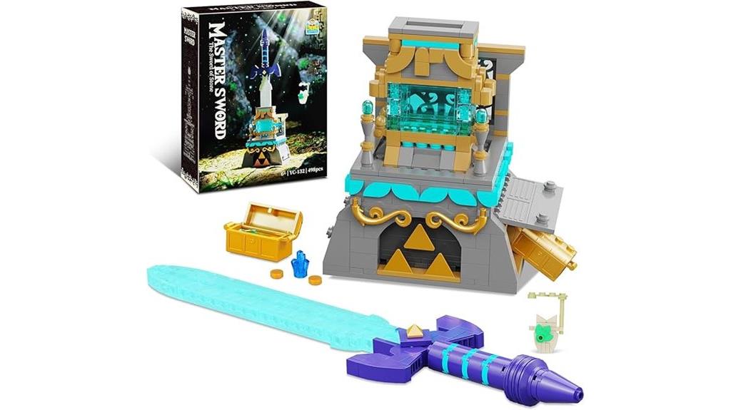 master sword glowing block set