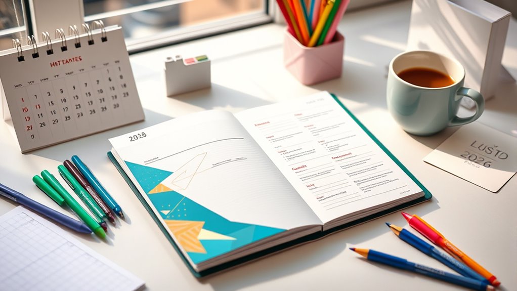 planner size and layout