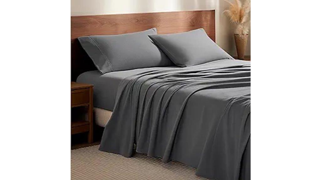 queen sized grey flannel sheets