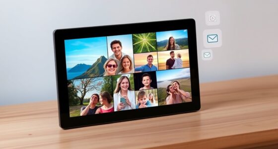 top email enabled digital frames