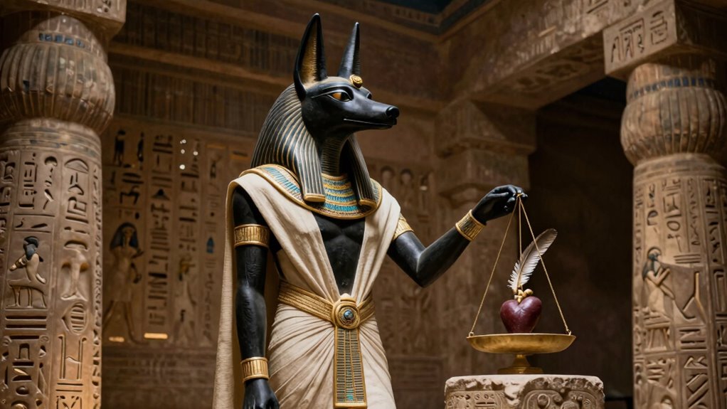 anubis guides souls safely