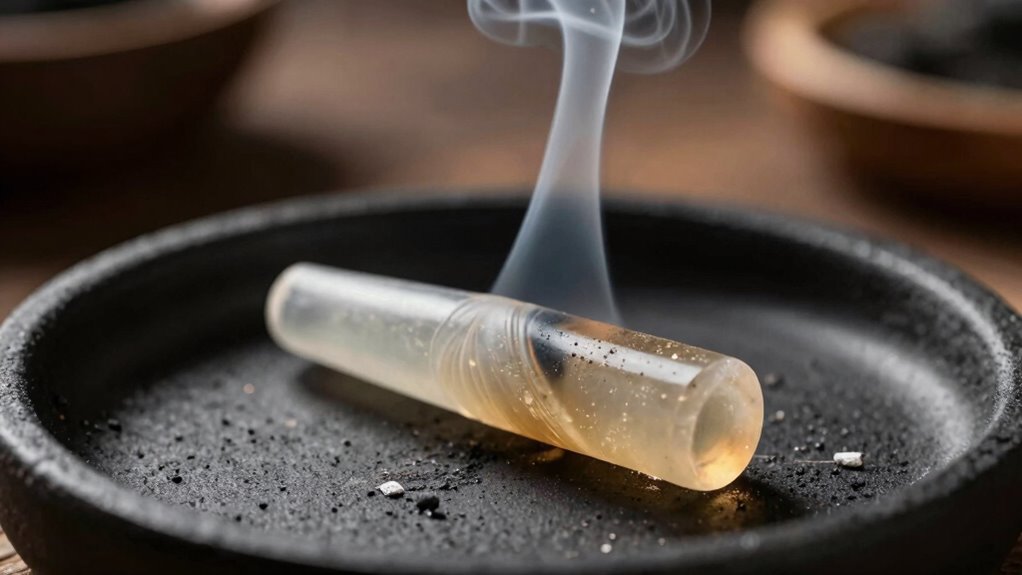 consistent even incense burning