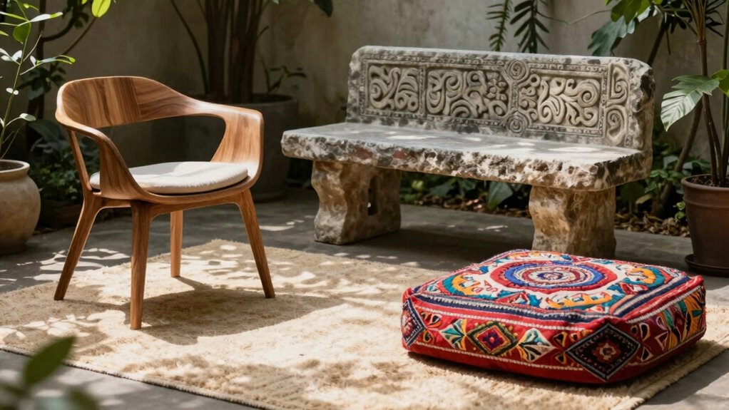 create tranquil meditation space