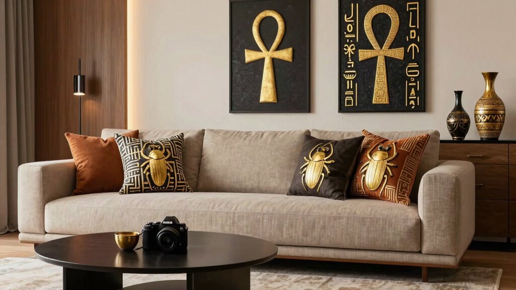 egyptian motifs in modern decor