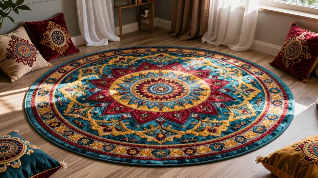harmonious mandala room decor